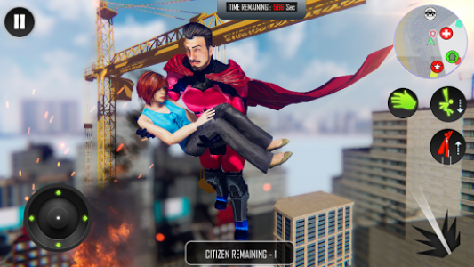 اسکرین شات بازی Flying Superhero Rope Power 4