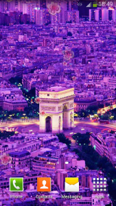 اسکرین شات برنامه Cute Paris Live Wallpaper 4