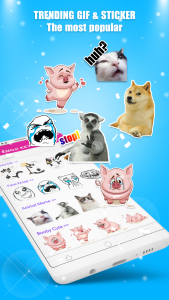 اسکرین شات برنامه Emoji Keyboard - Emojis & GIFs 4