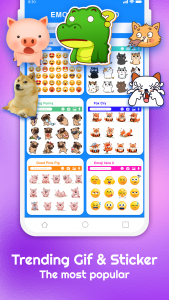 اسکرین شات برنامه Emoji Keyboard: Themes & Fonts 2
