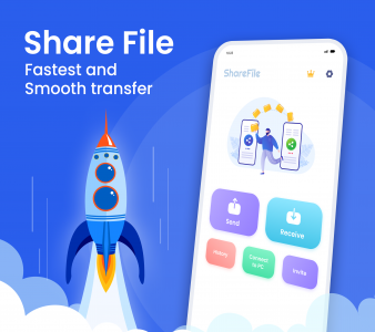 اسکرین شات برنامه SHARE: Share it, File Transfer 1