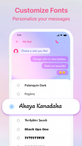 اسکرین شات 3 برنامه Color SMS - SMS Messages