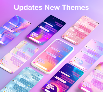 اسکرین شات 1 برنامه Messenger - Color SMS