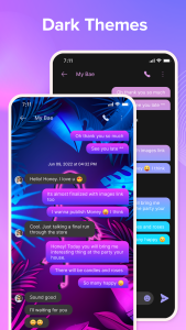 اسکرین شات 6 برنامه Messenger - Color SMS