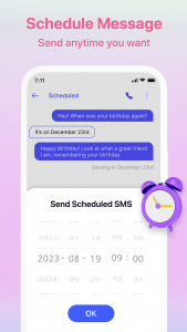 اسکرین شات 7 برنامه Color SMS - SMS Messages