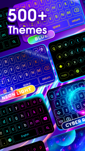 اسکرین شات برنامه Neon LED Keyboard: RGB & Emoji 2