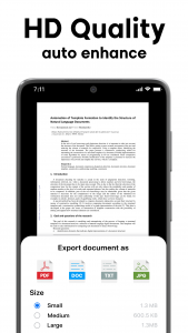 اسکرین شات برنامه PDF Scanner - Document Scanner 3