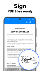 اسکرین شات 5 برنامه PDF Scanner - Document Scanner
