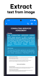 اسکرین شات 8 برنامه PDF Scanner - Document Scanner
