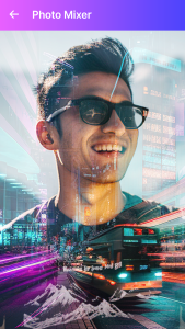 اسکرین شات 4 برنامه Photo Mixer - Photo Blender