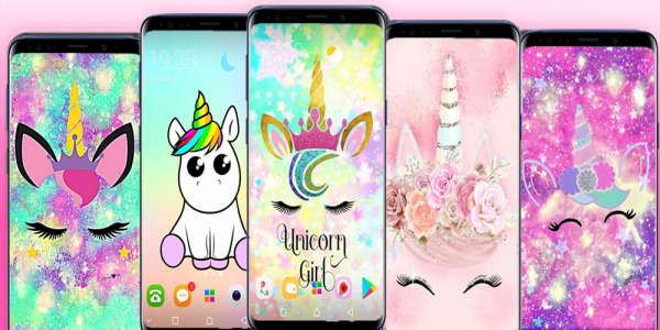 اسکرین شات 1 برنامه kawaii Unicorn WallpaperS