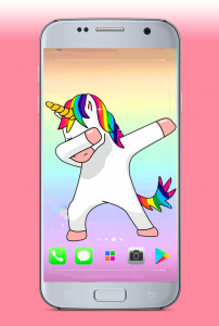 اسکرین شات 5 برنامه kawaii Unicorn WallpaperS