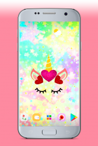 اسکرین شات 3 برنامه kawaii Unicorn WallpaperS