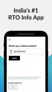 اسکرین شات برنامه Vehicle Owner Details 2