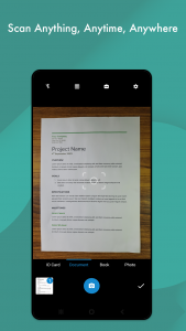 اسکرین شات 1 برنامه Document Scanner - PDF Creator
