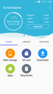 اسکرین شات 1 برنامه Cx File Explorer