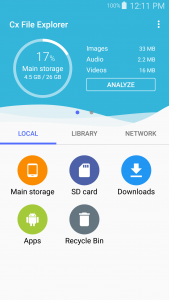 اسکرین شات برنامه Cx File Explorer 1