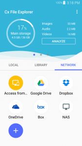 اسکرین شات برنامه Cx File Explorer 8