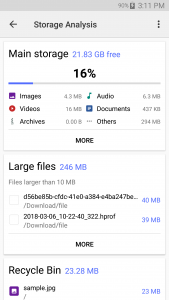 اسکرین شات برنامه Cx File Explorer 7