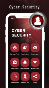اسکرین شات برنامه Spyware Detector - Find Hidden Spy Apps & Malware 1