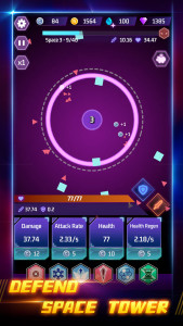 اسکرین شات بازی Space Tower - Galaxy Tower TD 1