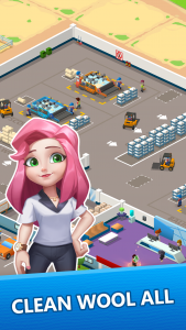 اسکرین شات بازی Wool Inc: Idle Factory Tycoon 2