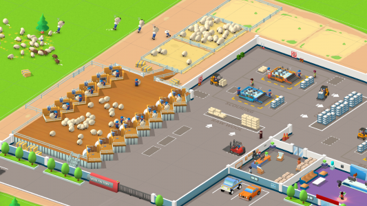 اسکرین شات بازی Wool Inc: Idle Factory Tycoon 7