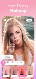 اسکرین شات برنامه یوکم میکاپ (YouCam Makeup - Selfie Editor & Magic Makeover Cam) 1