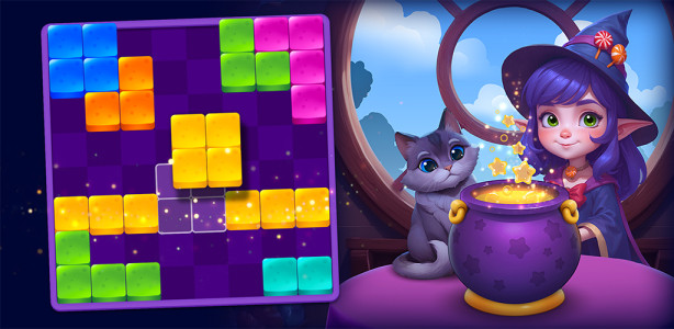 اسکرین شات 1 بازی Block Puzzle: Sweet Magic