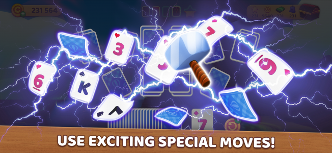 اسکرین شات 6 بازی Solitaire Tripeaks: Cloud City