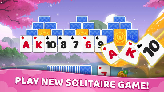 اسکرین شات 1 بازی Solitaire Tripeaks: Cloud City