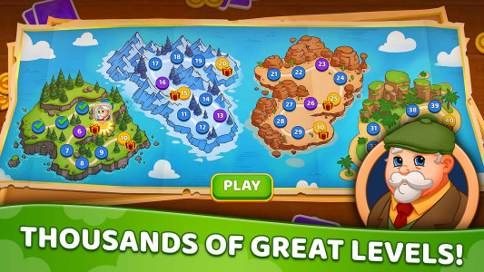 اسکرین شات 4 بازی Solitaire Tripeaks: Cloud City