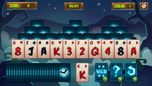اسکرین شات 2 بازی Halloween Solitaire Tripeaks
