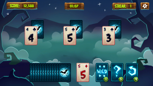 اسکرین شات 3 بازی Halloween Solitaire Tripeaks