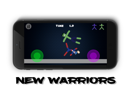 اسکرین شات بازی Stickman Warriors Online 1