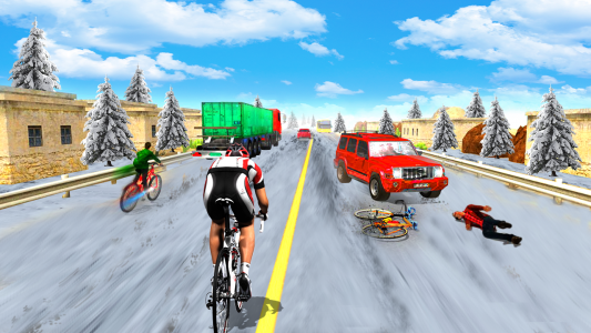 اسکرین شات 2 بازی Cycle Racing: Cycle Race Game