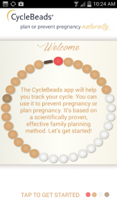 اسکرین شات برنامه CycleBeads Period & Ovulation 1