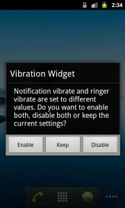 اسکرین شات برنامه Vibration Widget 6