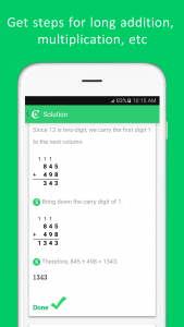 اسکرین شات برنامه Cymath - Math Problem Solver 7