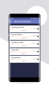 اسکرین شات برنامه Mp3 Music Downloader - Unlimited Music Player 3