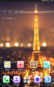 اسکرین شات برنامه Eiffel Tower theme: Love Paris Launcher themas 7
