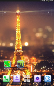 اسکرین شات برنامه Eiffel Tower theme: Love Paris Launcher themas 8