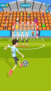اسکرین شات بازی فوتبال ضربه آزاد : فینال جام جهانی 1