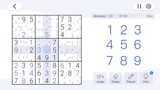 اسکرین شات 7 بازی Sudoku - Classic Sudoku Puzzle