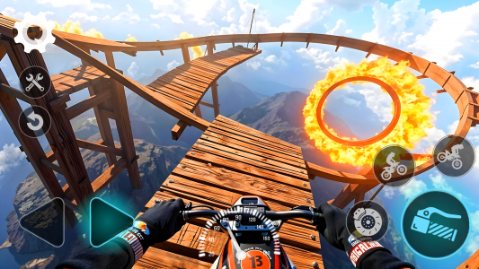 اسکرین شات بازی Stunt Bike Racing Challenge 3D 1