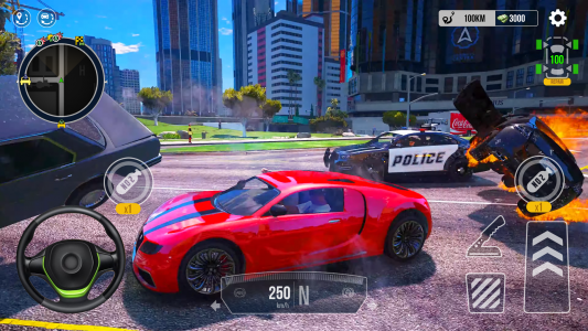 اسکرین شات 3 بازی Car Driving Earn Money In City