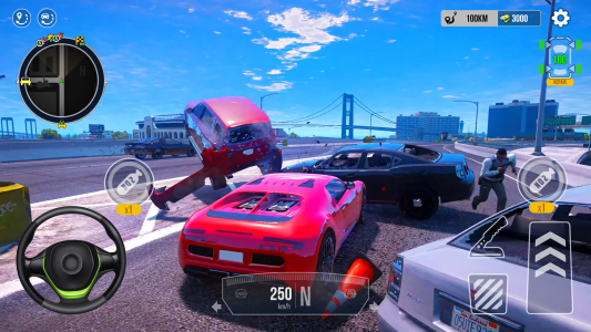 اسکرین شات 2 بازی Car Driving Earn Money In City