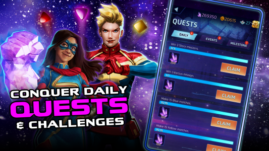 اسکرین شات بازی MARVEL Puzzle Quest: Match RPG 6