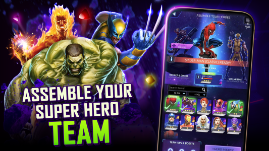 اسکرین شات 3 بازی MARVEL Puzzle Quest: Match RPG
