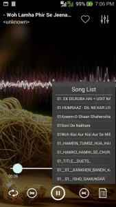 اسکرین شات 3 برنامه Music player HD